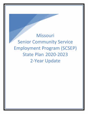 Senior  Community Service Employment Program (SCSEP) State Plan cover page
