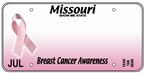 breast cancer awareness specialty plate image breast cancer awareness specialty plate image